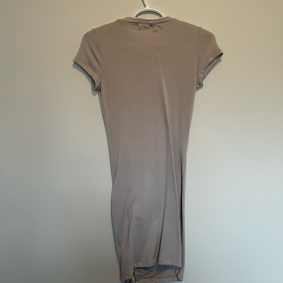 Mini Dress with Zipper Slit - Picture 4 of 5